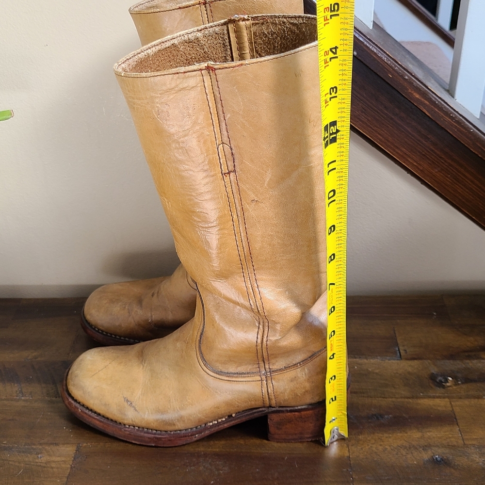 Vintage Frye Campus Boots 14L Banana - Picture 11 of 16